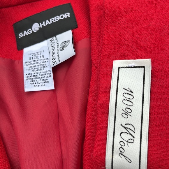 NWT Sag Harbor all wool blazer 14 - Picture 5 of 7